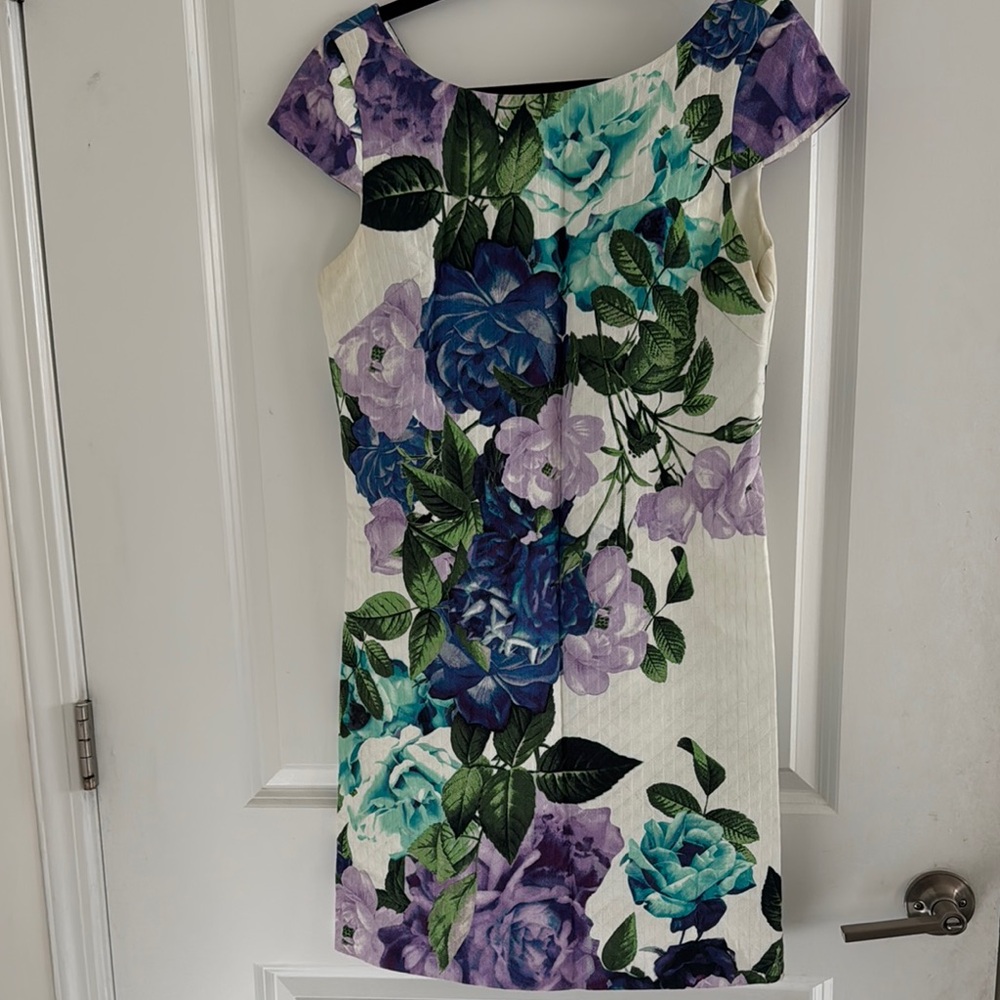 Floral Cap Sleeve Dress